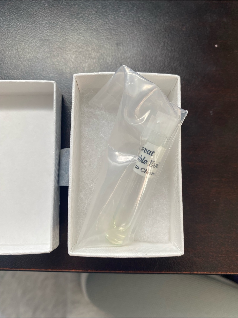 Toskovat’s Inexcusable Evil sample perfume vial